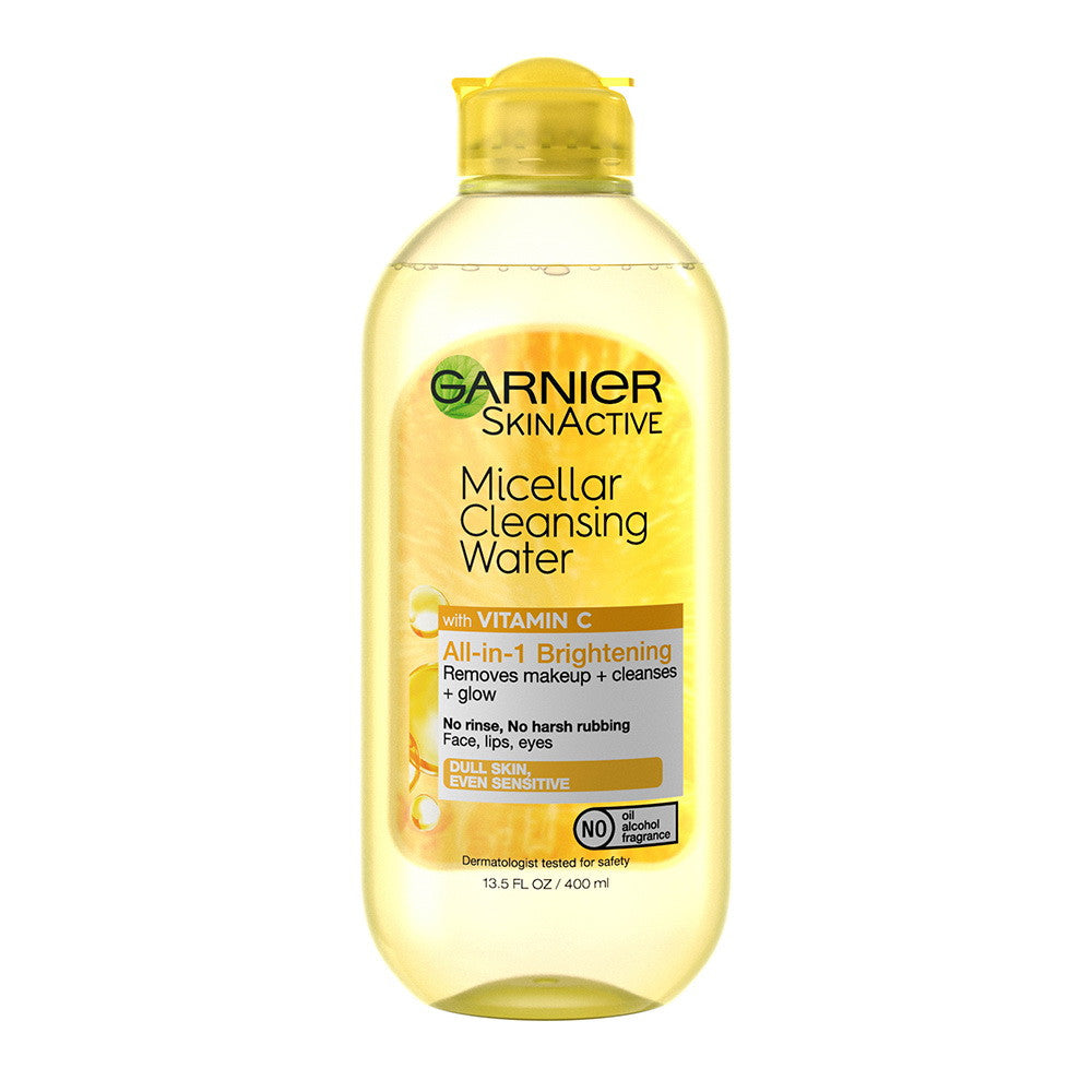 Garnier SkinActive Micellar Micellar Cleansing Water with Vitamin C, 13.5 Oz